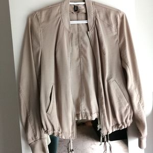 Satin bomber jacket